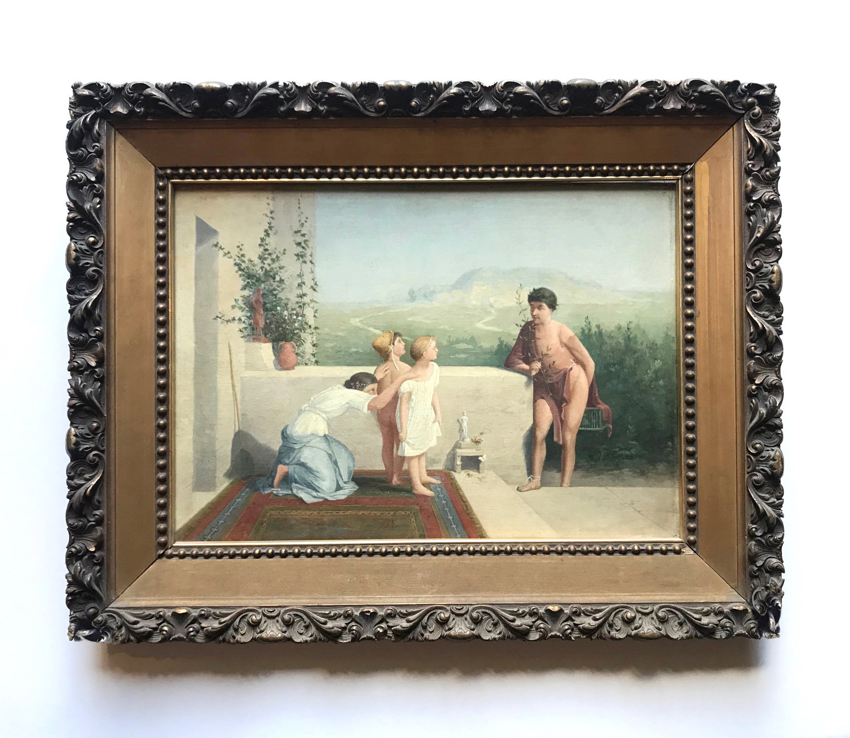 "La surprise" - début du XIXe siècle - huile sur toile - France